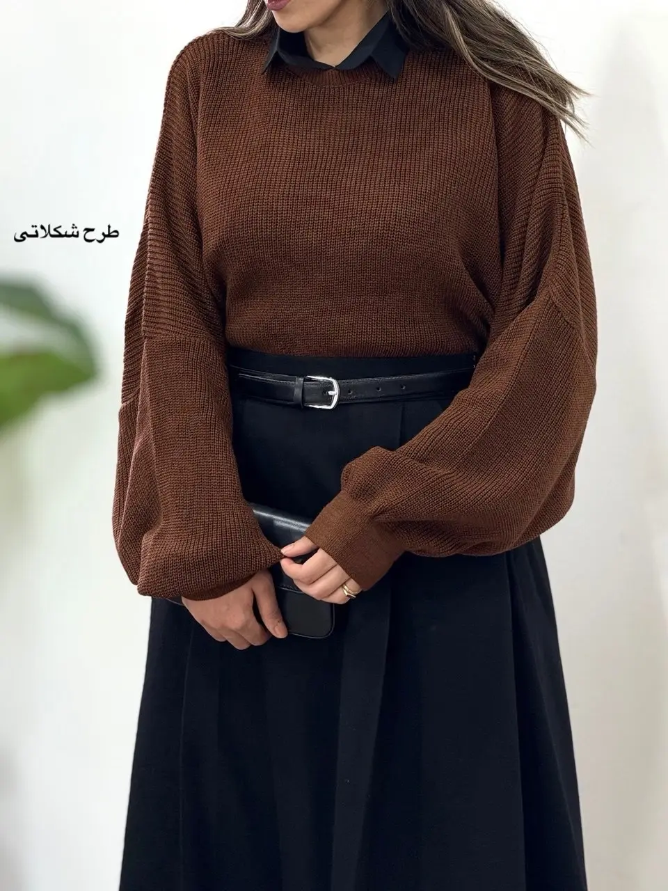 پلیور بافت ماهلی 5